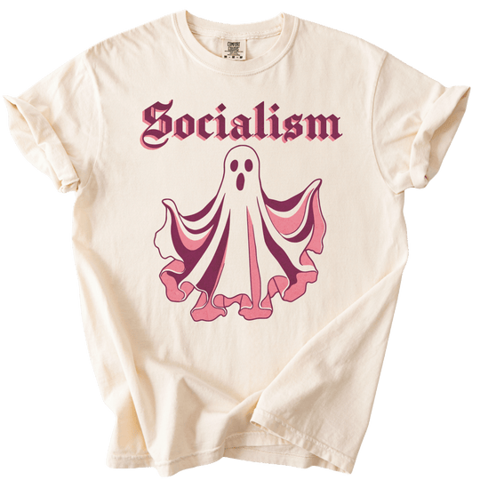 Socialism Ghost Tee - The Rogue Petal Co. - T-Shirt