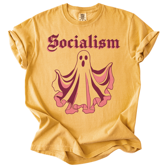 Socialism Ghost Tee - The Rogue Petal Co. - T-Shirt