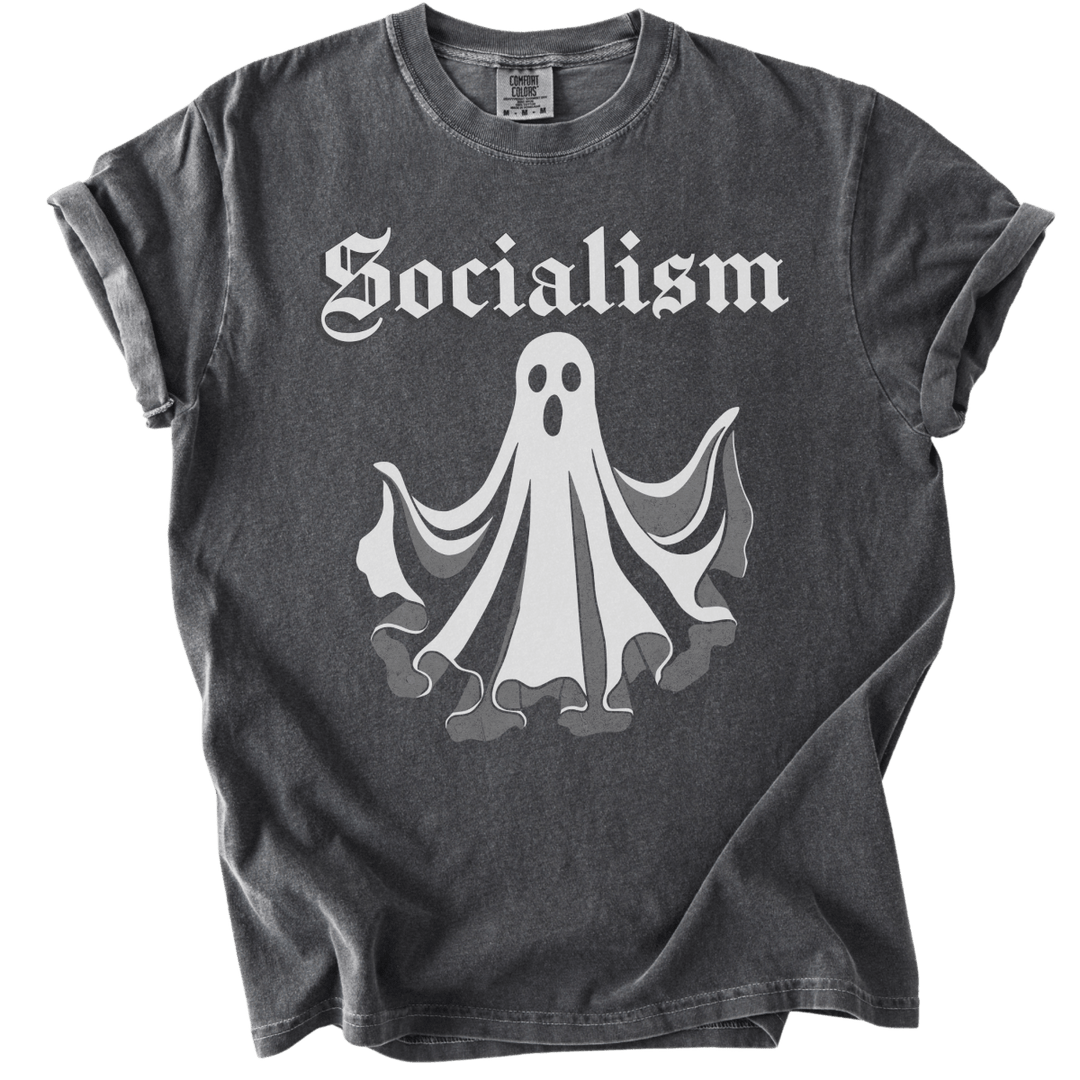 Socialism Ghost Tee - The Rogue Petal Co. - T-Shirt