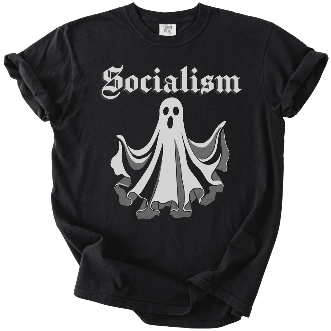 Socialism Ghost Tee - The Rogue Petal Co. - T-Shirt