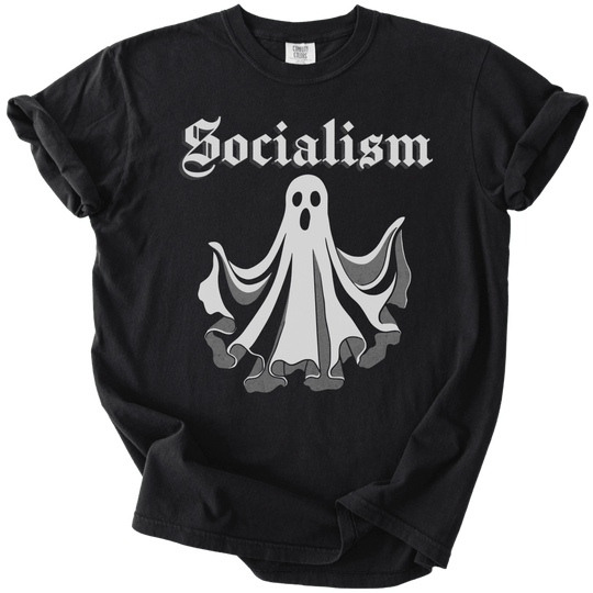 Socialism Ghost Tee - The Rogue Petal Co. - T-Shirt