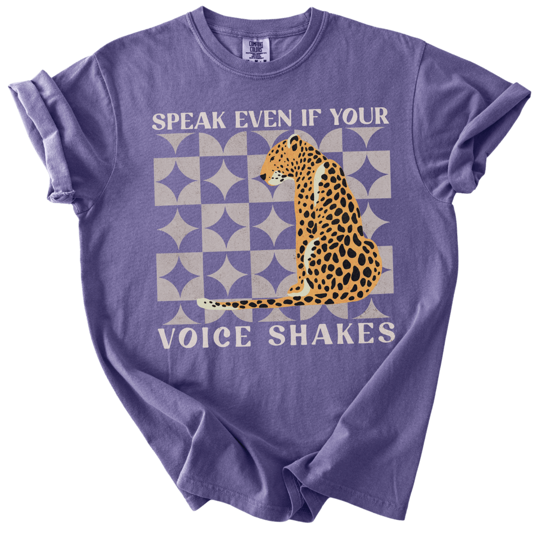 Speak Even if Your Voice Shakes Tee - The Rogue Petal Co. - T-Shirt
