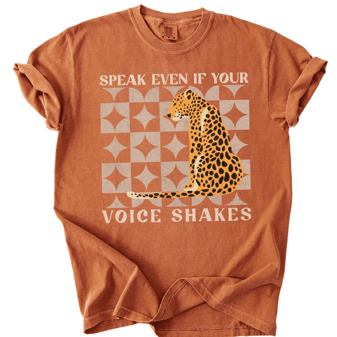 Speak Even if Your Voice Shakes Tee - The Rogue Petal Co. - T-Shirt