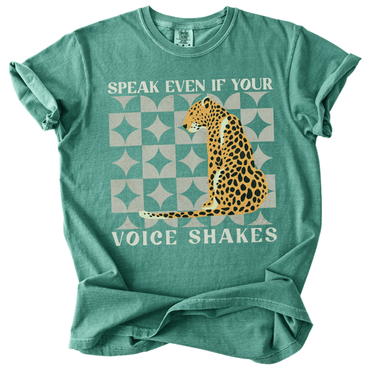 Speak Even if Your Voice Shakes Tee - The Rogue Petal Co. - T-Shirt
