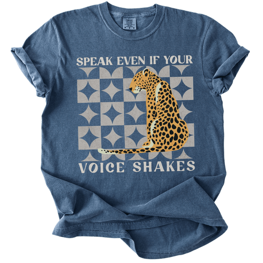 Speak Even if Your Voice Shakes Tee - The Rogue Petal Co. - T-Shirt