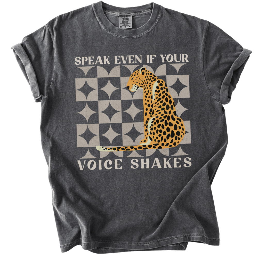 Speak Even if Your Voice Shakes Tee - The Rogue Petal Co. - T-Shirt