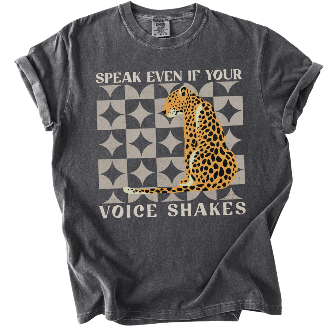 Speak Even if Your Voice Shakes Tee - The Rogue Petal Co. - T-Shirt