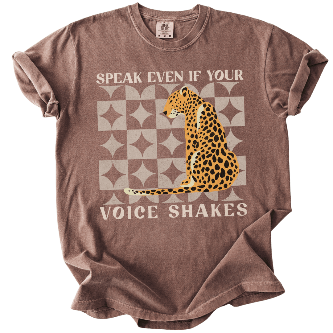 Speak Even if Your Voice Shakes Tee - The Rogue Petal Co. - T-Shirt