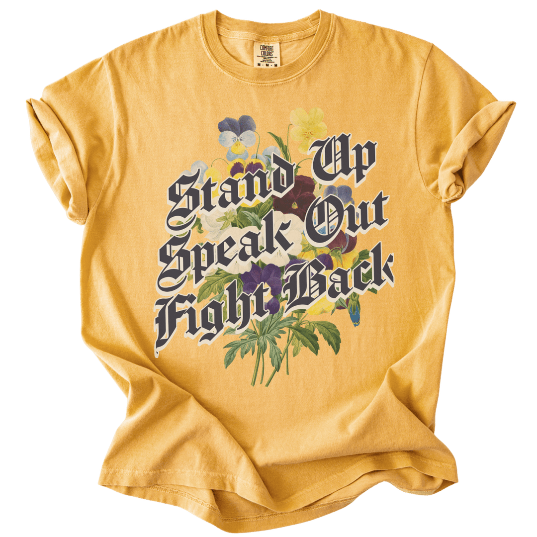 Stand Up Speak Out Fight Back Tee - The Rogue Petal Co. - T-Shirt