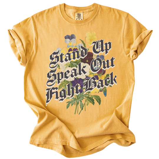 Stand Up Speak Out Fight Back Tee - The Rogue Petal Co. - T-Shirt
