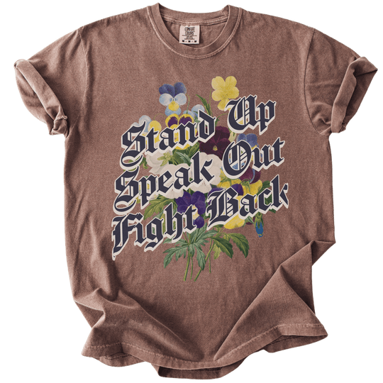 Stand Up Speak Out Fight Back Tee - The Rogue Petal Co. - T-Shirt