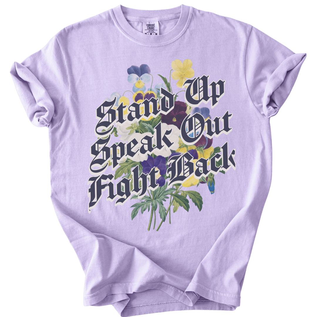 Stand Up Speak Out Fight Back Tee - The Rogue Petal Co. - T-Shirt