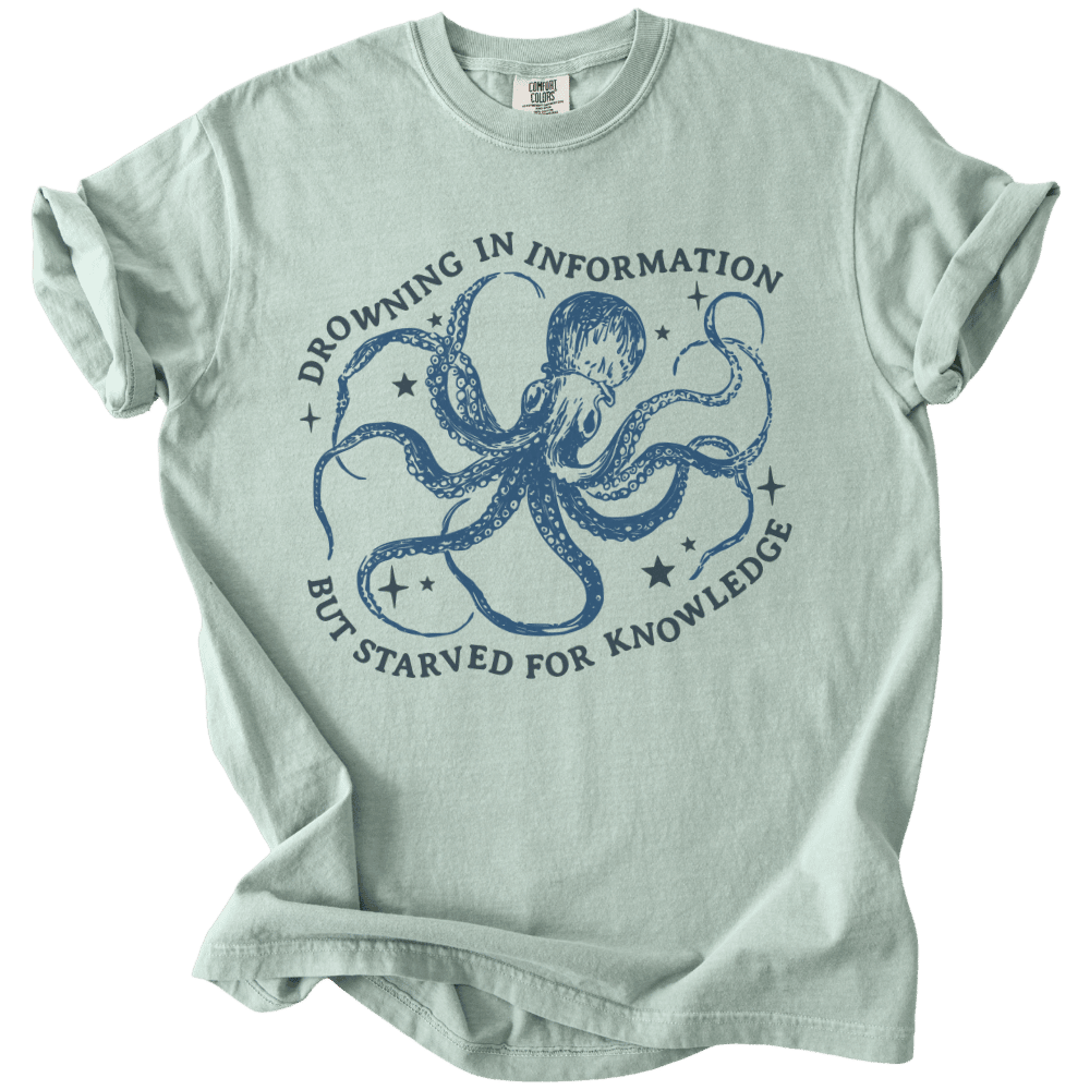 Starved For Knowledge Tee - The Rogue Petal Co. - T-Shirt