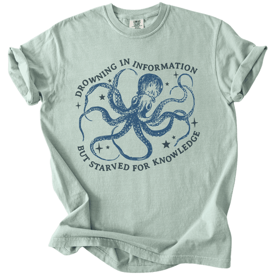 Starved For Knowledge Tee - The Rogue Petal Co. - T-Shirt