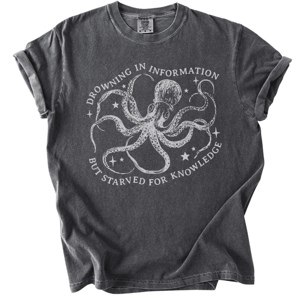 Starved For Knowledge Tee - The Rogue Petal Co. - T-Shirt