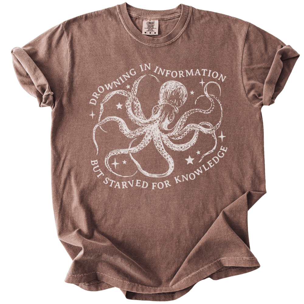 Starved For Knowledge Tee - The Rogue Petal Co. - T-Shirt