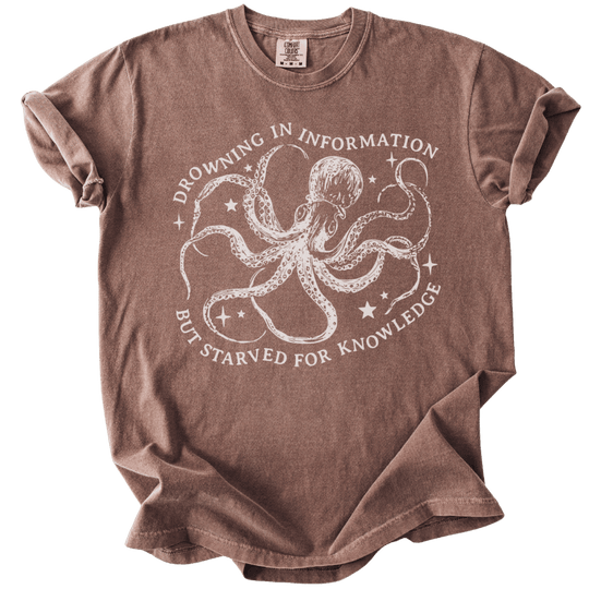 Starved For Knowledge Tee - The Rogue Petal Co. - T-Shirt