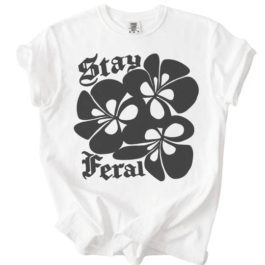 Stay Feral Retro Tee - The Rogue Petal Co. - T-Shirt