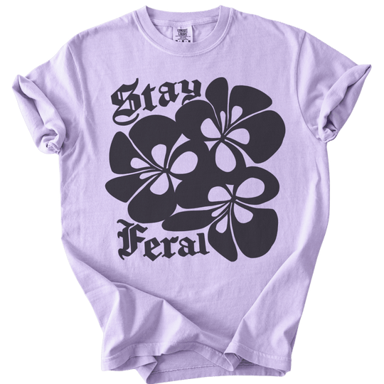 Stay Feral Retro Tee - The Rogue Petal Co. - T-Shirt