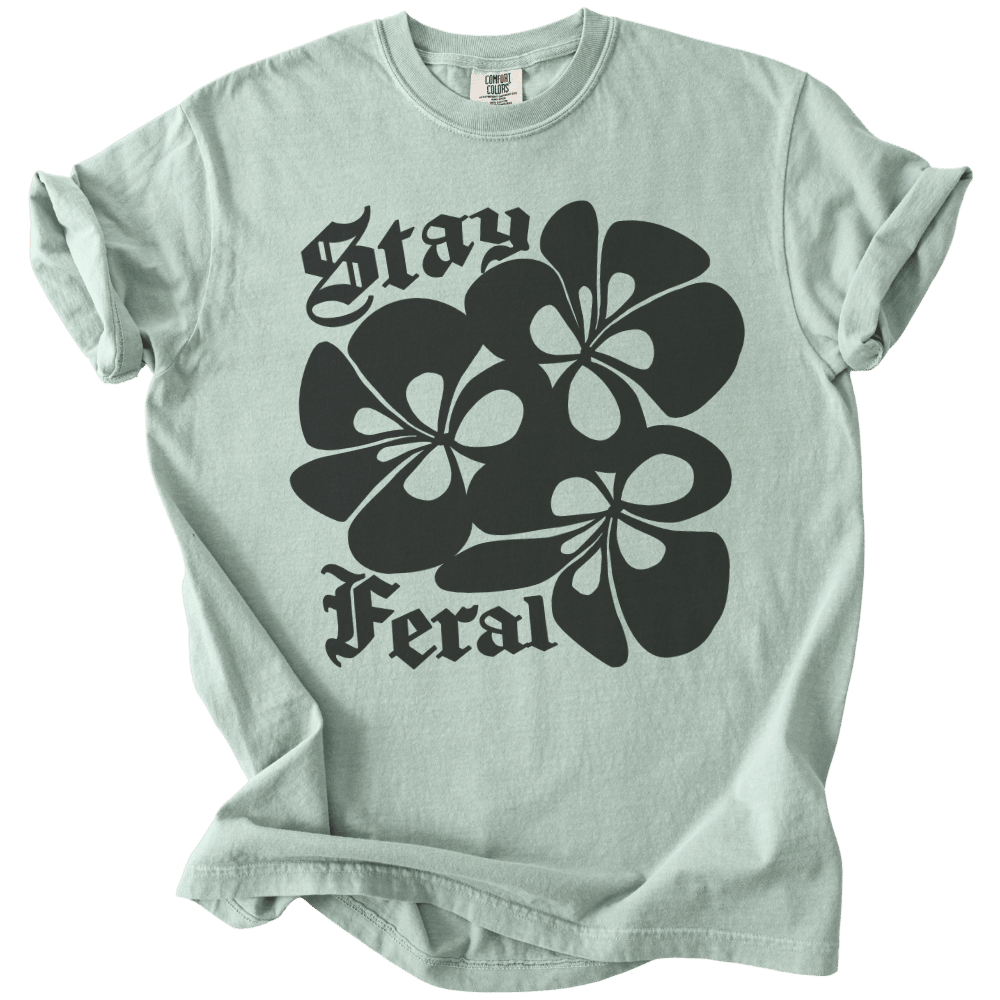 Stay Feral Retro Tee - The Rogue Petal Co. - T-Shirt