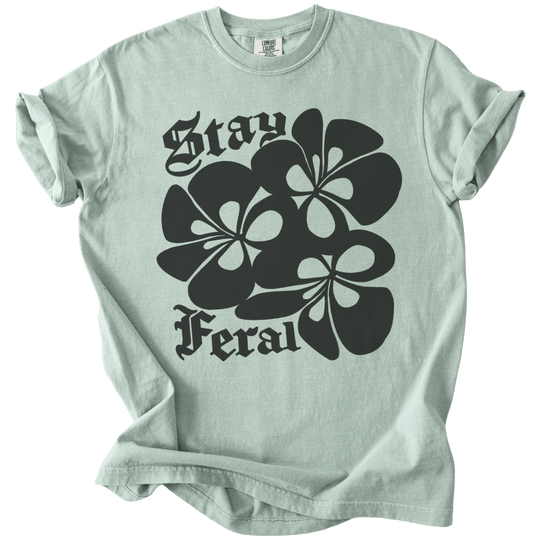 Stay Feral Retro Tee - The Rogue Petal Co. - T-Shirt