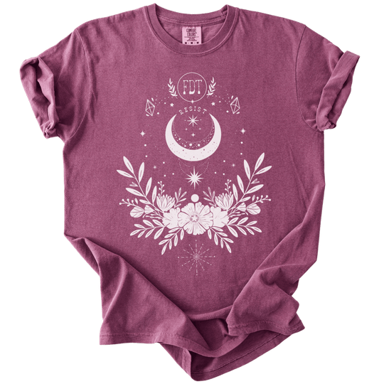 Subtle FDT Resist Boho Moon Tee - The Rogue Petal Co. - T-Shirt