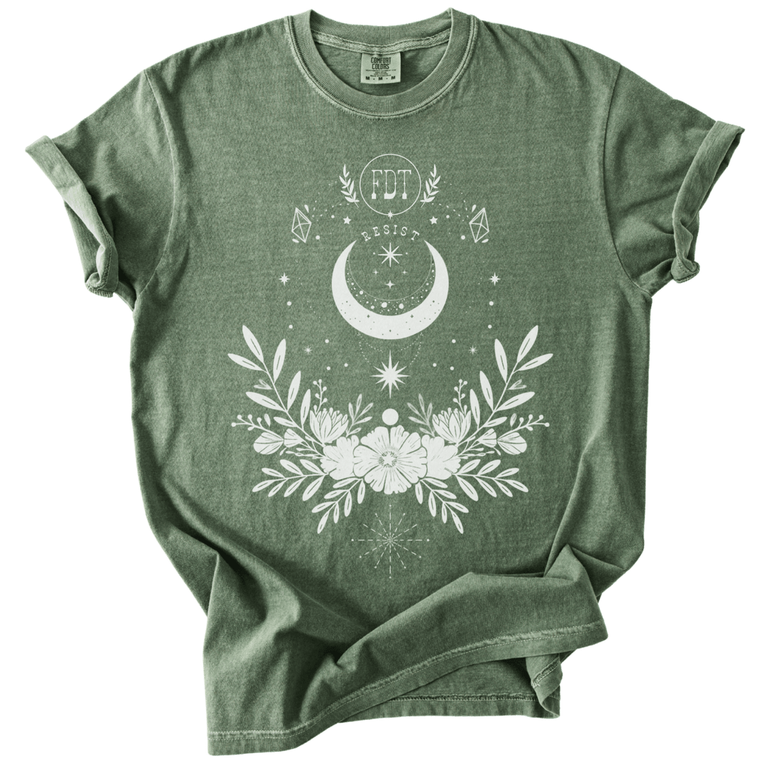 Subtle FDT Resist Boho Moon Tee - The Rogue Petal Co. - T-Shirt