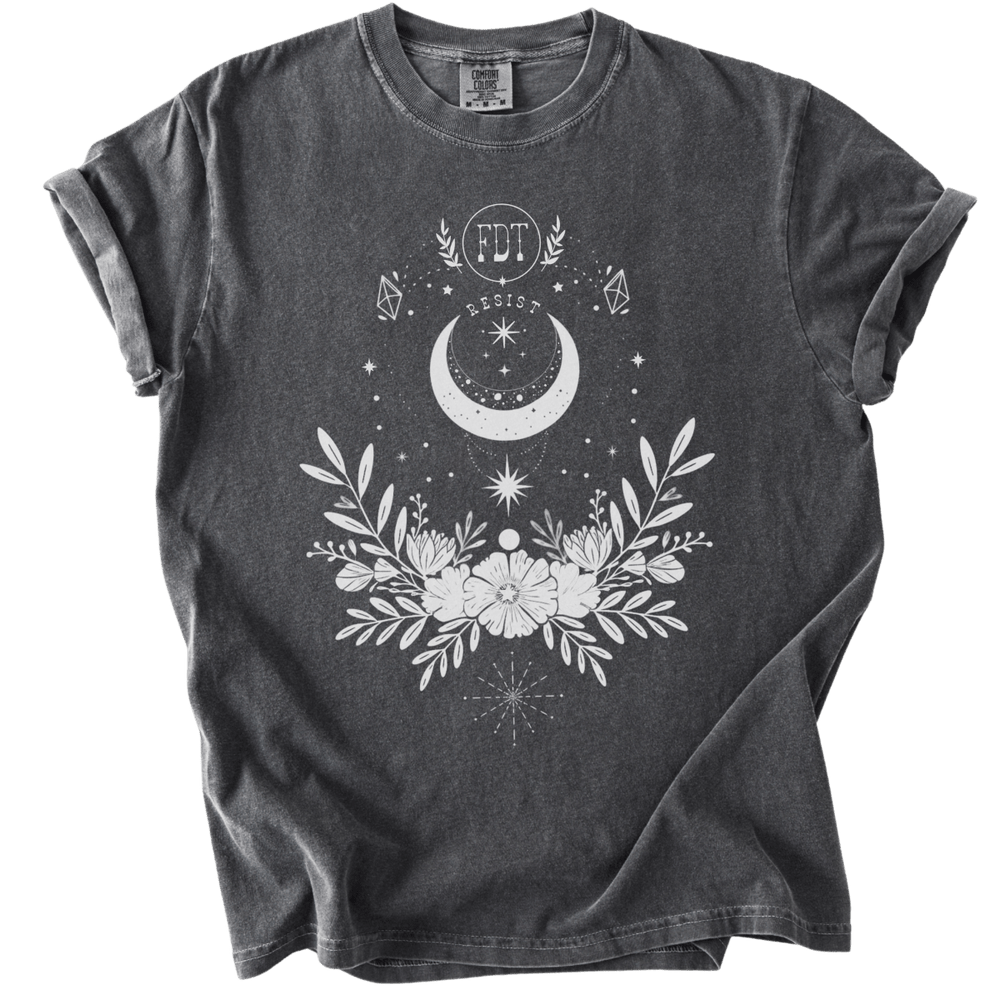Subtle FDT Resist Boho Moon Tee - The Rogue Petal Co. - T-Shirt