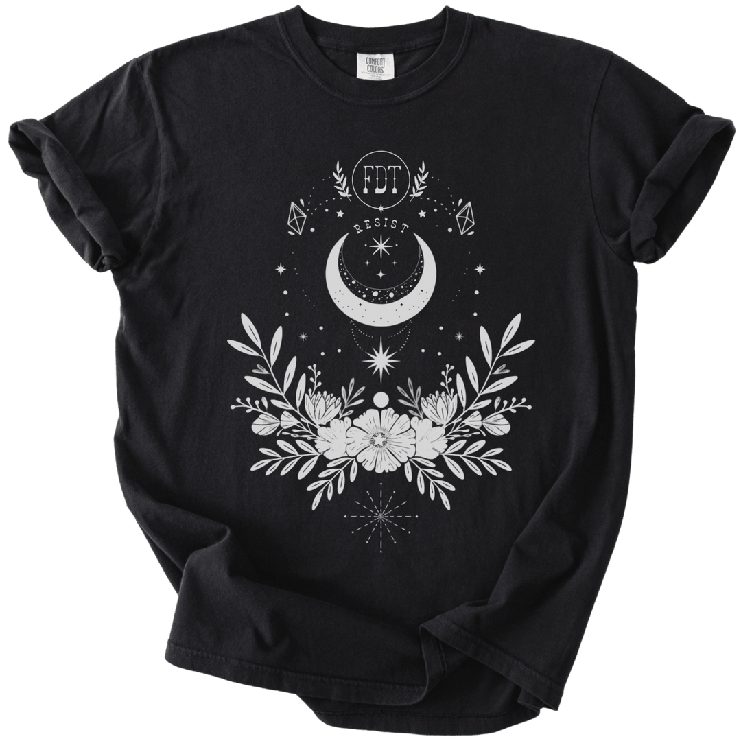 Subtle FDT Resist Boho Moon Tee - The Rogue Petal Co. - T-Shirt