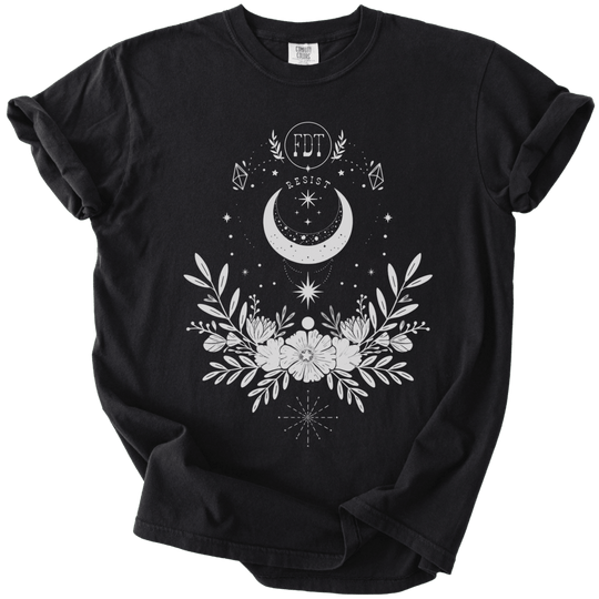 Subtle FDT Resist Boho Moon Tee - The Rogue Petal Co. - T-Shirt