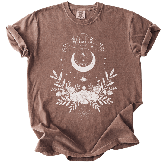 Subtle FDT Resist Boho Moon Tee - The Rogue Petal Co. - T-Shirt