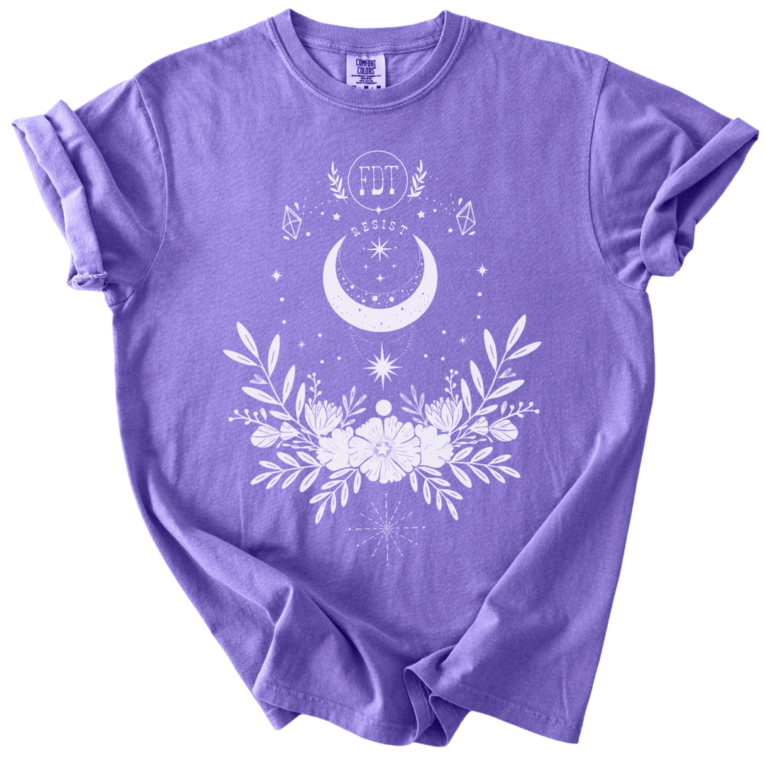 Subtle FDT Resist Boho Moon Tee - The Rogue Petal Co. - T-Shirt