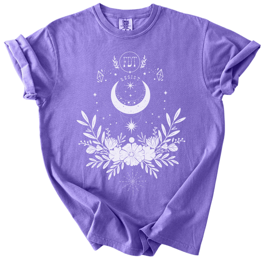Subtle FDT Resist Boho Moon Tee - The Rogue Petal Co. - T-Shirt