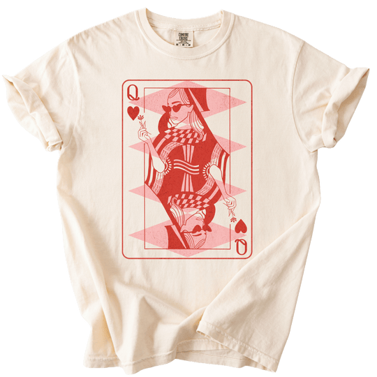Subtle Fuck Trump Queen of Hearts Tee - The Rogue Petal Co. - T-Shirt