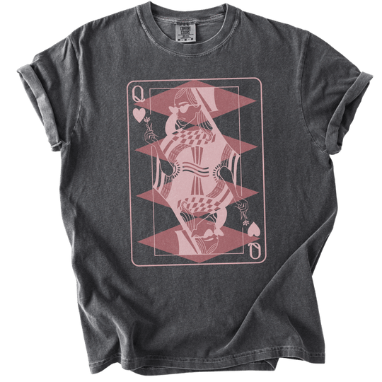 Subtle Fuck Trump Queen of Hearts Tee - The Rogue Petal Co. - T-Shirt