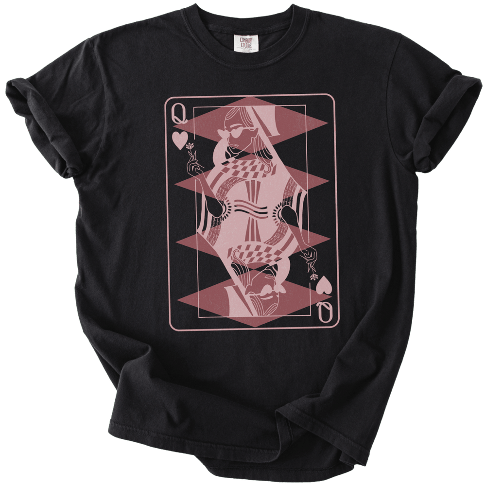 Subtle Fuck Trump Queen of Hearts Tee - The Rogue Petal Co. - T-Shirt