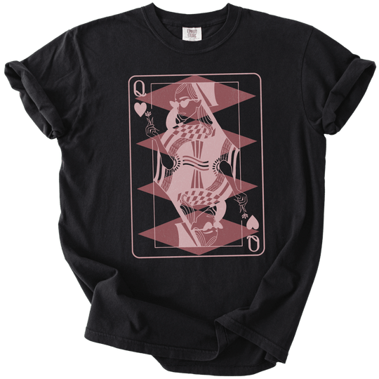 Subtle Fuck Trump Queen of Hearts Tee - The Rogue Petal Co. - T-Shirt
