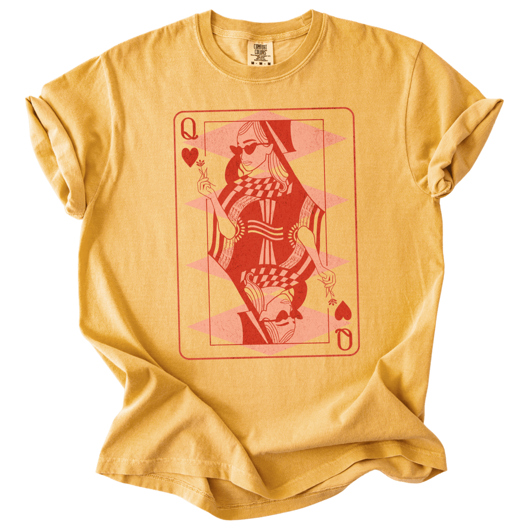 Subtle Fuck Trump Queen of Hearts Tee - The Rogue Petal Co. - T-Shirt