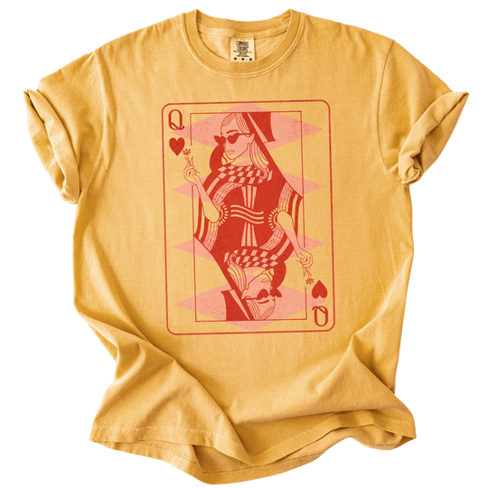 Subtle Fuck Trump Queen of Hearts Tee - The Rogue Petal Co. - T-Shirt