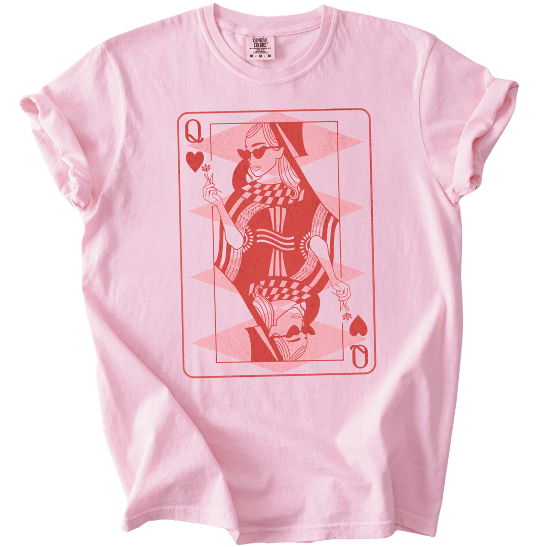 Subtle Fuck Trump Queen of Hearts Tee - The Rogue Petal Co. - T-Shirt