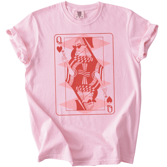 Subtle Fuck Trump Queen of Hearts Tee - The Rogue Petal Co. - T-Shirt