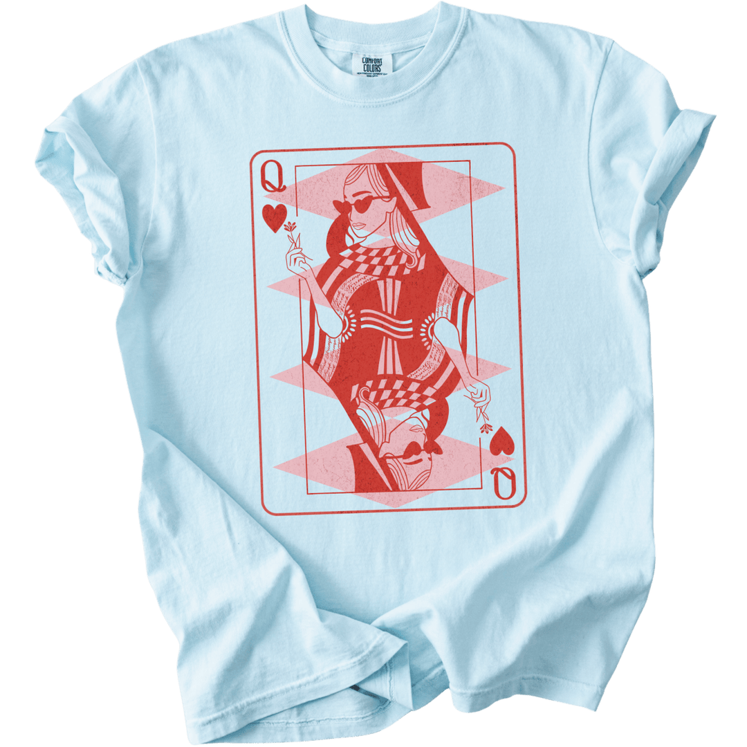 Subtle Fuck Trump Queen of Hearts Tee - The Rogue Petal Co. - T-Shirt
