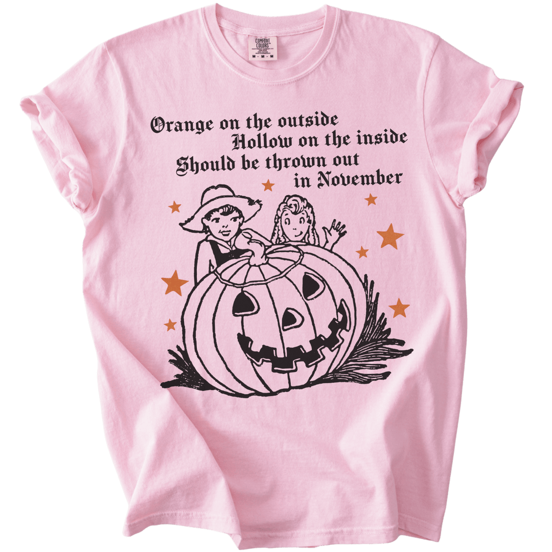Subtle Trump Pumpkin Orange on The Outside Tee - The Rogue Petal Co. - T-Shirt