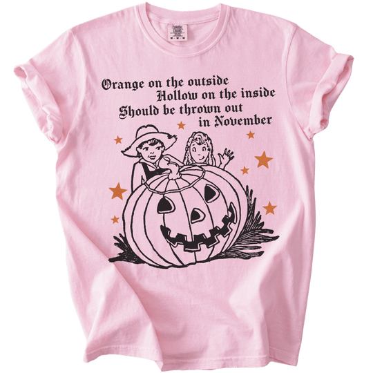 Subtle Trump Pumpkin Orange on The Outside Tee - The Rogue Petal Co. - T-Shirt