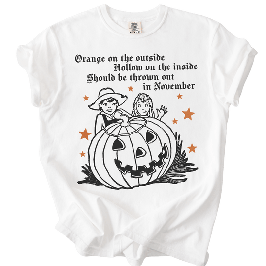 Subtle Trump Pumpkin Orange on The Outside Tee - The Rogue Petal Co. - T-Shirt