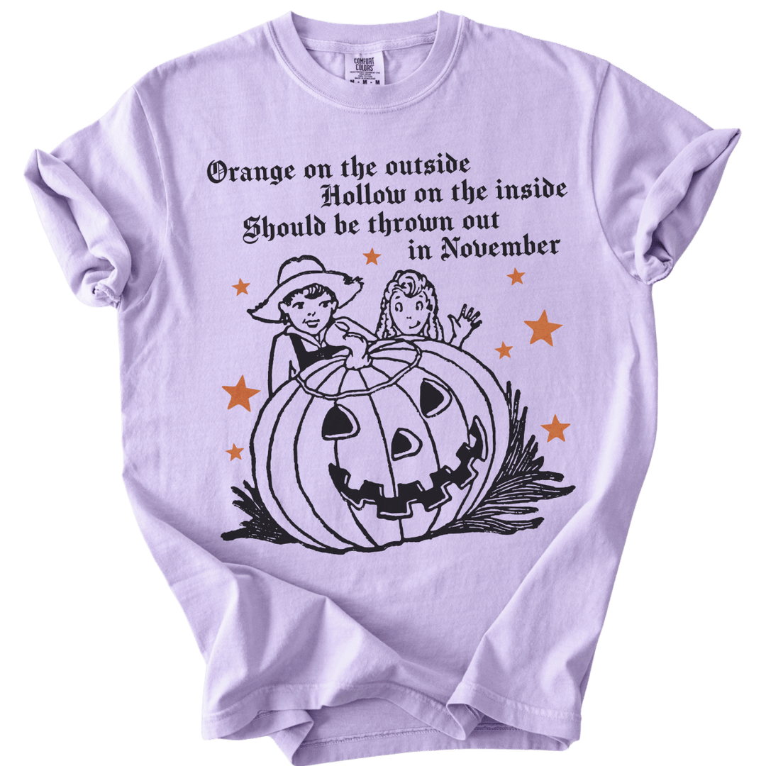 Subtle Trump Pumpkin Orange on The Outside Tee - The Rogue Petal Co. - T-Shirt