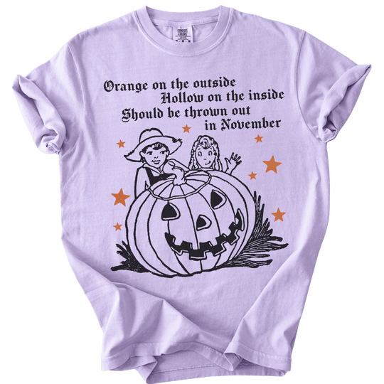 Subtle Trump Pumpkin Orange on The Outside Tee - The Rogue Petal Co. - T-Shirt