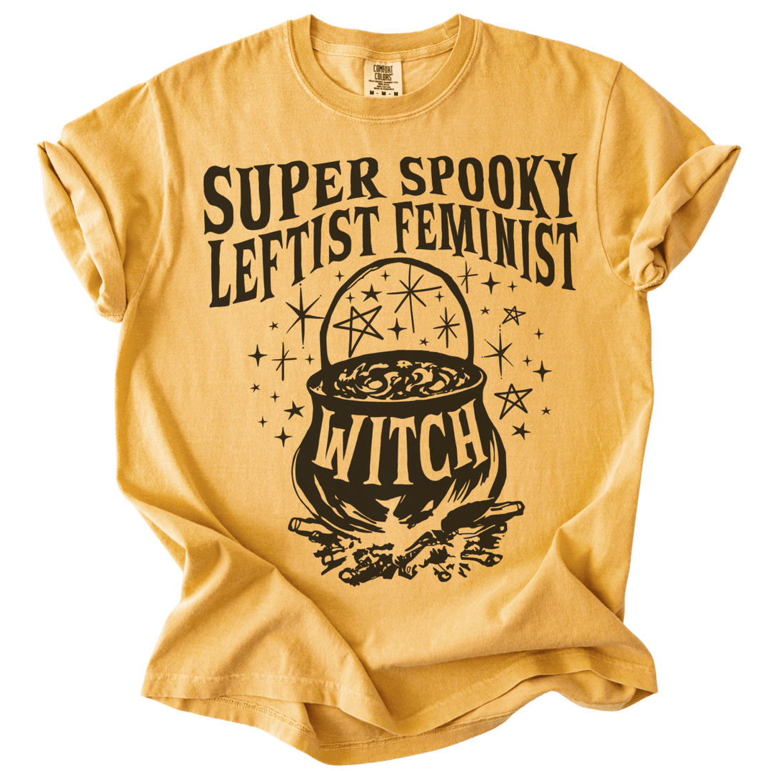 Super Spooky Leftist Feminist Tee - The Rogue Petal Co. - T-Shirt