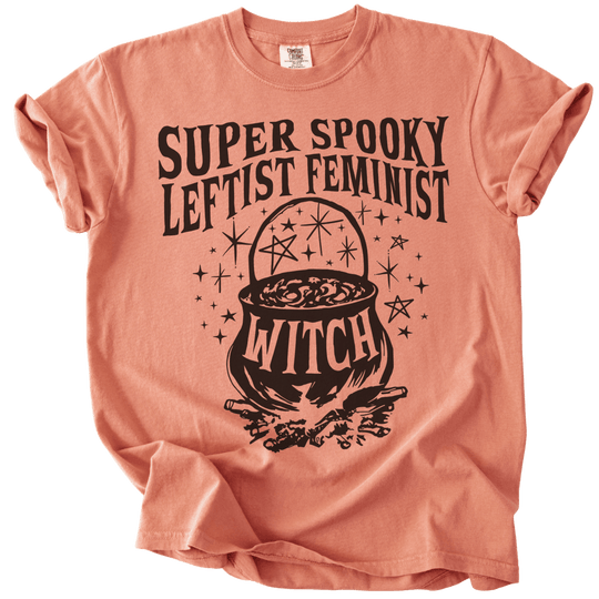 Super Spooky Leftist Feminist Tee - The Rogue Petal Co. - T-Shirt