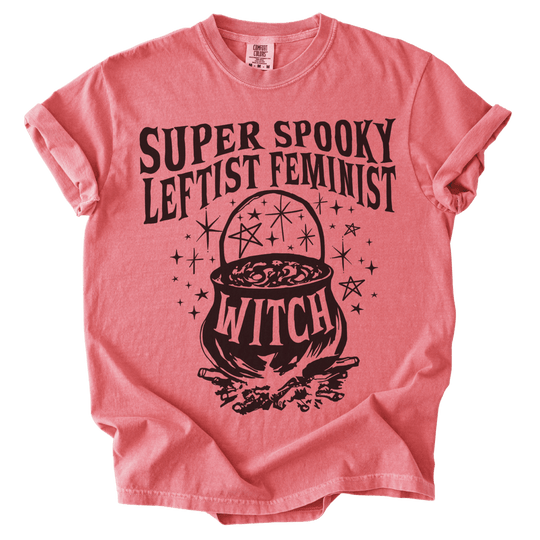 Super Spooky Leftist Feminist Tee - The Rogue Petal Co. - T-Shirt